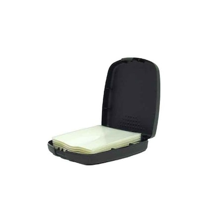 Skilledpower 12 Capacity Plastic Cd Wallet - Black SK50422